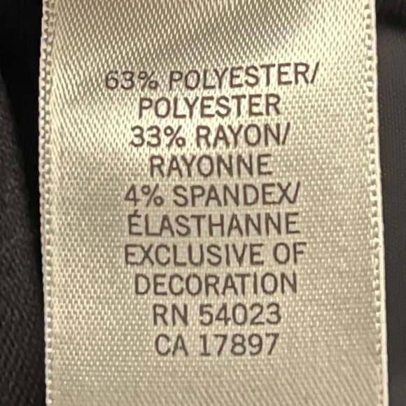 Hugo Buscati Collection Size 10 Black Career Trouser Pants - Picture 5 of 6